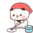 cleaningbubupanda animated GIF emoji - ♡ Dhadkan || Chill・Social・Dating・Hindi・Fun・Active・VC