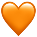 orange_heart Discord Emoji from ♡ Dhadkan || Chill・Social・Dating・Hindi・Fun・Active・VC