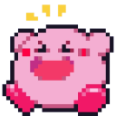 KirbyLaughPixel Discord emoji