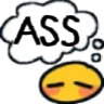 e_thinkass Discord sticker from ✩˚｡⋆ 𝗙 𝗲 𝗿 𝗮 𝗹