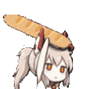baguette animated emote from Rabbit Hole