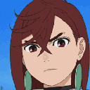 Momo_GIF animated emote | DanDaDan - Discord