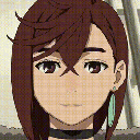 Momo_Smiling_Gif animated GIF emoji | DanDaDan - Discord