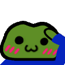 lilpepesalute Discord sticker | St3ph's Crypto Card Club