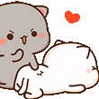nyasSpank2 animated GIF emoji - Bunnies Cafe 18+