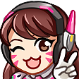 dvapeace custom emote - Odd Asylum