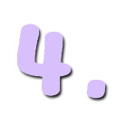 Number four in a soft purple color with a rounded, bubbly font style.