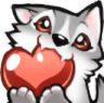 wolf_heart custom emote from FurLounge・Español [0.2K] 🦁