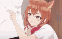 tomodachinoimoutogaorenidakeuzai animated GIF emoji - Pastel Chains Collective