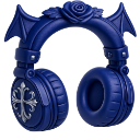 :883012bluegothicheadphones: