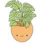 cute_monstera custom emote from The Astral Hearth