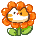 cat_flower Discord sticker | The Astral Hearth
