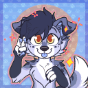 Peace animated emote from FurVibez Community Server