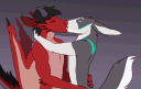 Kiss animated Discord emote - FurVibez Community Server