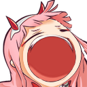 V_Zerotwo Discord Emoji from Vulcan