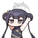 Kisaki_streching
