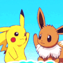 highfivepikaeevee animated emote - Pokémon Champions | VGC Battles & Tournaments