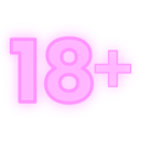 280428adultsonlyneonpink Discord Emoji - Pastel Chains Collective