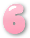 330376numbersix6pink Discord sticker from Pastel Chains Collective