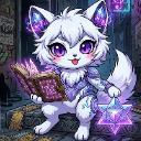 esotericcat Discord sticker - Glitching Neon Code Tier 7