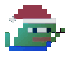 14067dancingchristmaspepe animated emote - MLN community 150🌃?