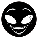 Shadow_Excited Discord Emoji - White Shadows