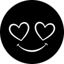 Shadows_HeartEyes Discord sticker - White Shadows