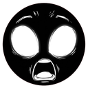 Shadow_Shocked Discord sticker from White Shadows