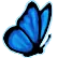 BlueButterfly Discord Emoji | 𓆩❈𓆪 Sylvara Café 𓆩❈𓆪