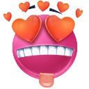 Heart_Eyes Discord Emoji - .⋆ YAP CENTER ⋆.