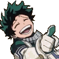 DekuLaugh animated emote from The Fandomatic Server