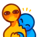 ba_NOM Discord sticker - trans chompers