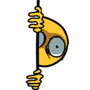 lurkin custom emote | trans chompers