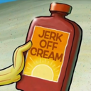 jerk_off_cream_ Discord sticker from Bunnies Cafe 18+