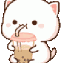 Milk_tea animated emote | Bunnies Cafe 18+