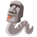 Stone_snake_face Discord Emoji from How_The_Python_Works