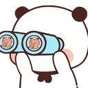 looking Discord sticker from Hangouts | Social • Chill • Anime • Memes • Emojis