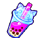 RainbowCatBoba animated GIF emoji from Green Grounds Cafe 21+