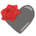 pm_greyheartrose custom emote | trans chompers