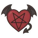 971950gothicheartwithapentagram