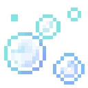 bubbles animated emote from ⋮ ⌗ ┆  ˚ノfishies◞ ♡