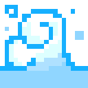 waves animated Discord emote - ⋮ ⌗ ┆  ˚ノfishies◞ ♡