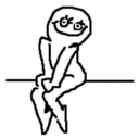 doodlesit custom emote | Rabbit Hole