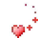 Heart animated emote from Brewish | Roblox Cafe Game