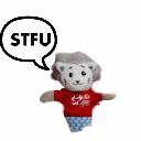 STFU custom emote from Brewish | Roblox Cafe Game