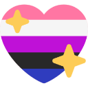 5413genderfluidprideheart Discord sticker from ★ the safe place
