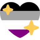 4903asexualprideheart custom emote | ★ the safe place