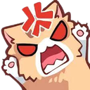 nekocat_angry2 custom emote from Capa's Pizzeria🍕
