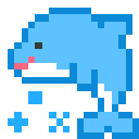 dolphin_eheheh animated Discord emote from ⋮ ⌗ ┆  ˚ノfishies◞ ♡