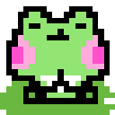 frog animated emote from ⋮ ⌗ ┆  ˚ノfishies◞ ♡